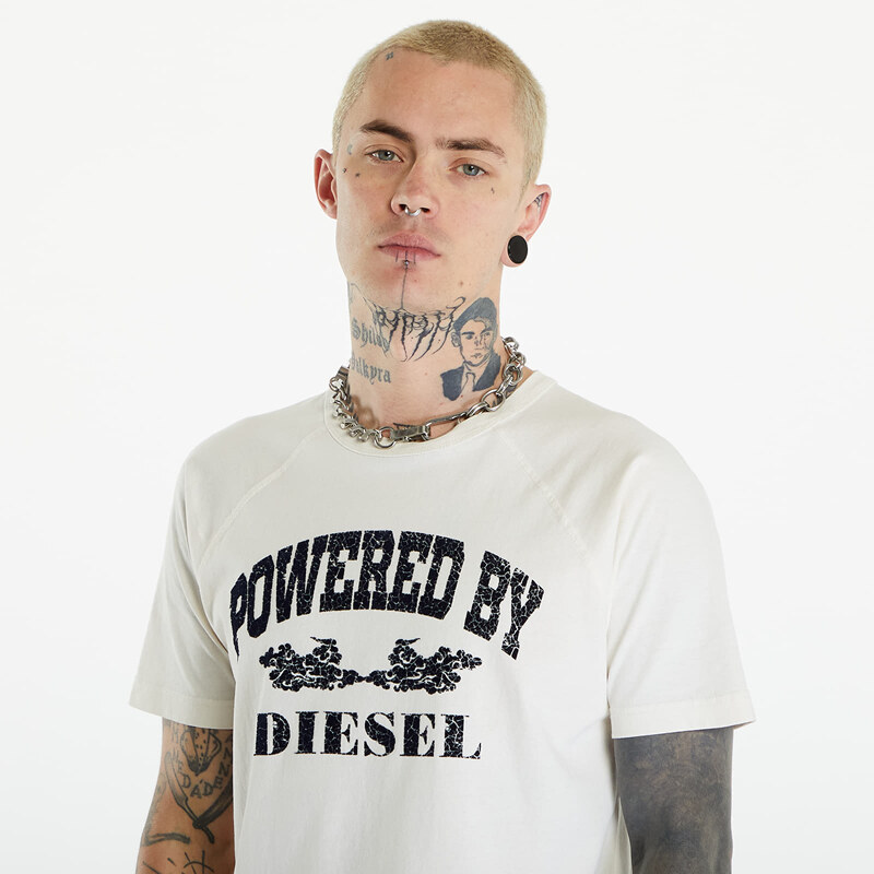 Pánské tričko Diesel T-Rust T-Shirt Off White