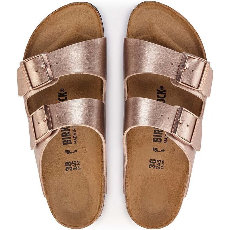 Pantofle Birkenstock Arizona dámské, růžová barva, 1023942