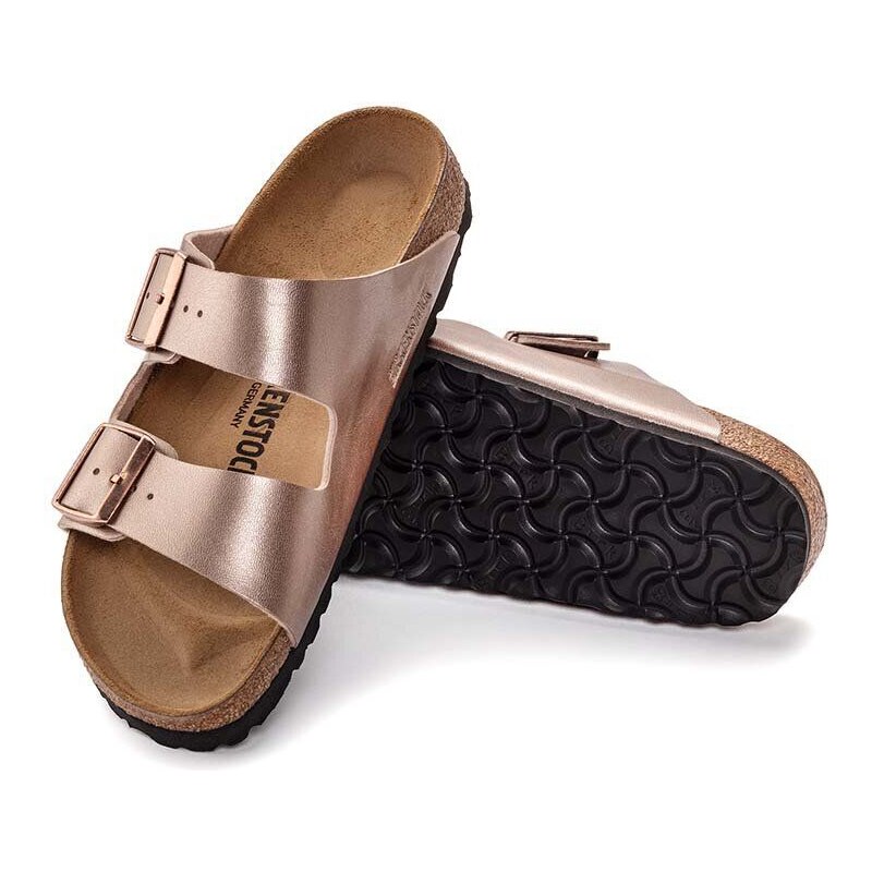 Pantofle Birkenstock Arizona dámské, růžová barva, 1023942