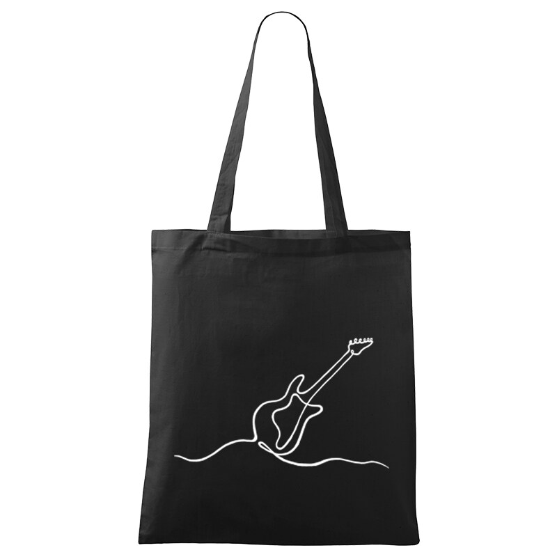 Roni Syvin + Adler/Malfini Ručně malovaná menší plátěná taška - Jednotahové - Kytara elektrická