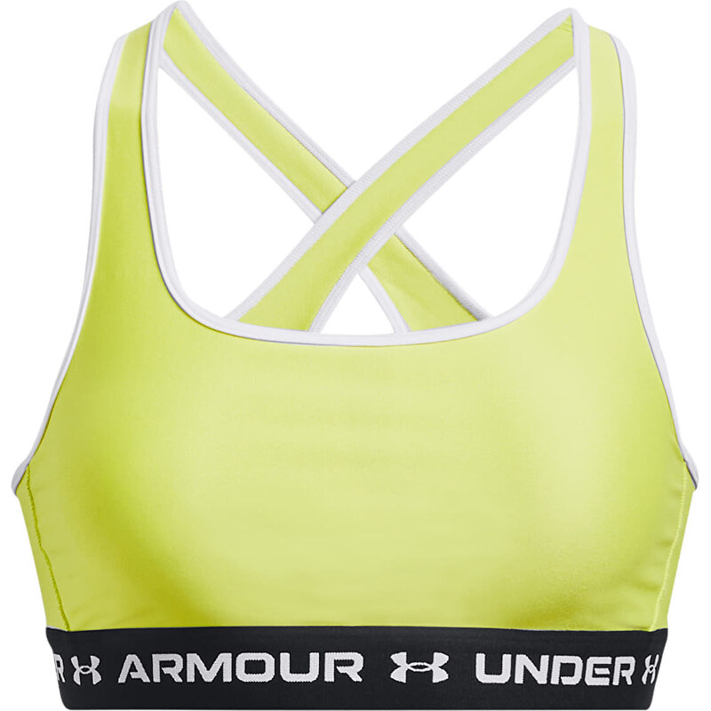 Podprsenka Under Armour Crossback Mid Bra Lime Yellow