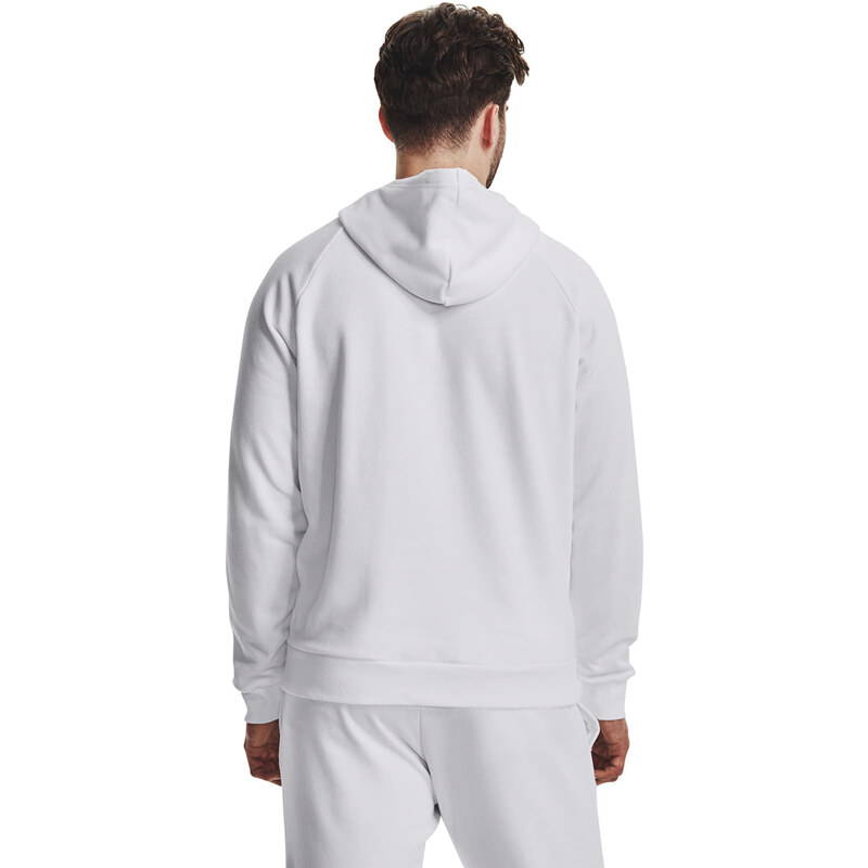 Pánská mikina Under Armour Rival Fleece Hoodie White