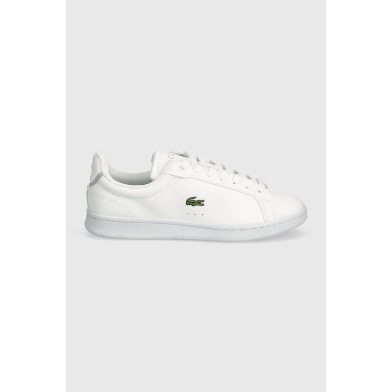 Dětské sneakers boty Lacoste Court sneakers bílá barva