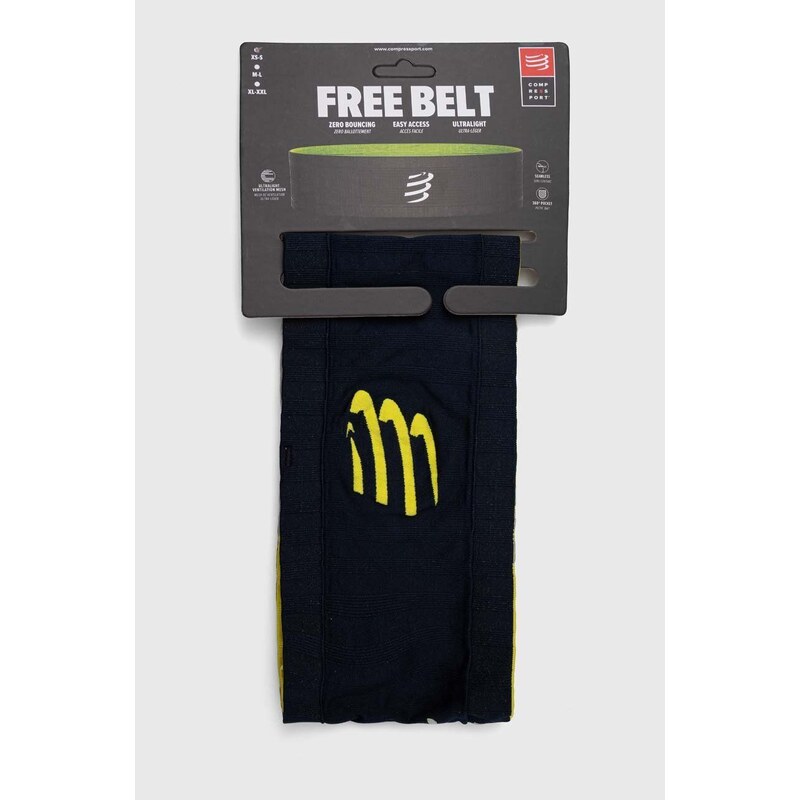 Běžecký pás Compressport Free Belt tmavomodrá barva, CU00012B