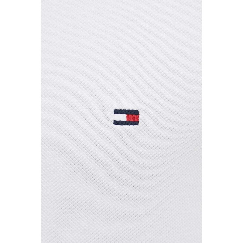 Polo tričko Tommy Hilfiger bílá barva, MW0MW34772