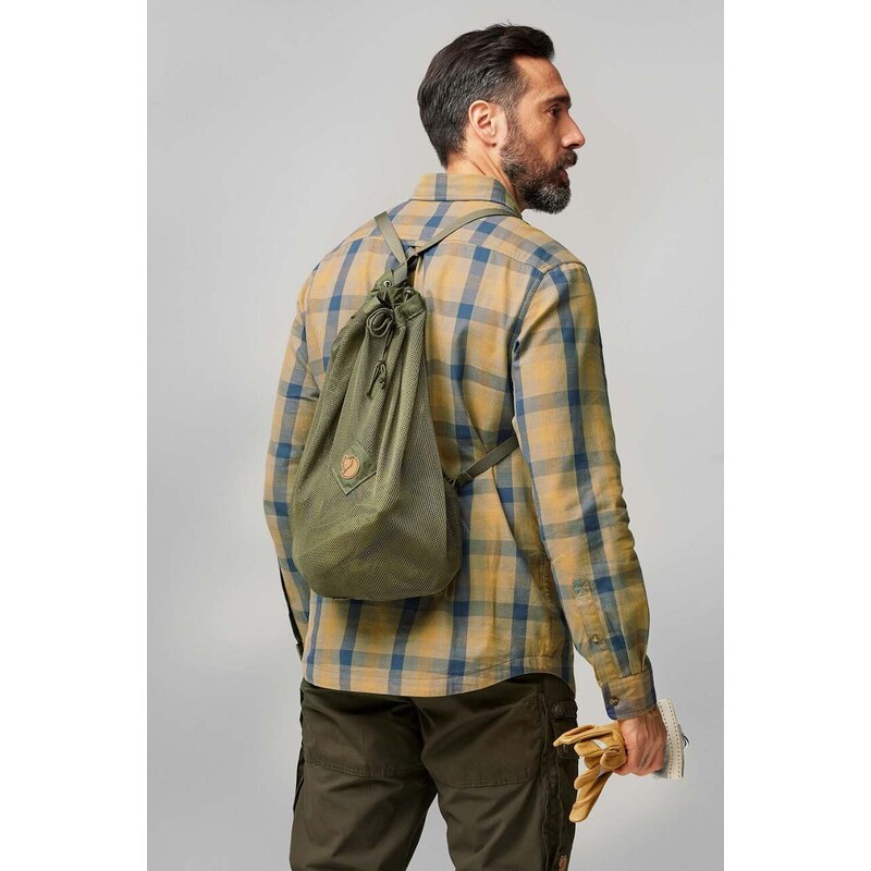 Batoh Fjallraven Singi Mesh zelená barva, velký, hladký, F23100146