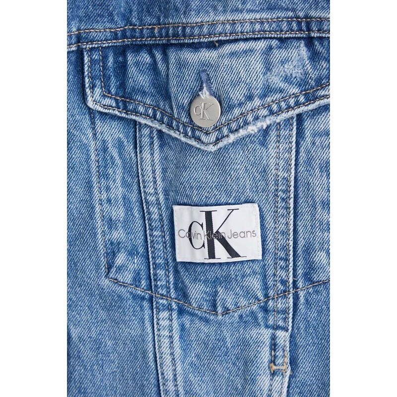 Džínová bunda Calvin Klein Jeans dámská, přechodná, J20J222787