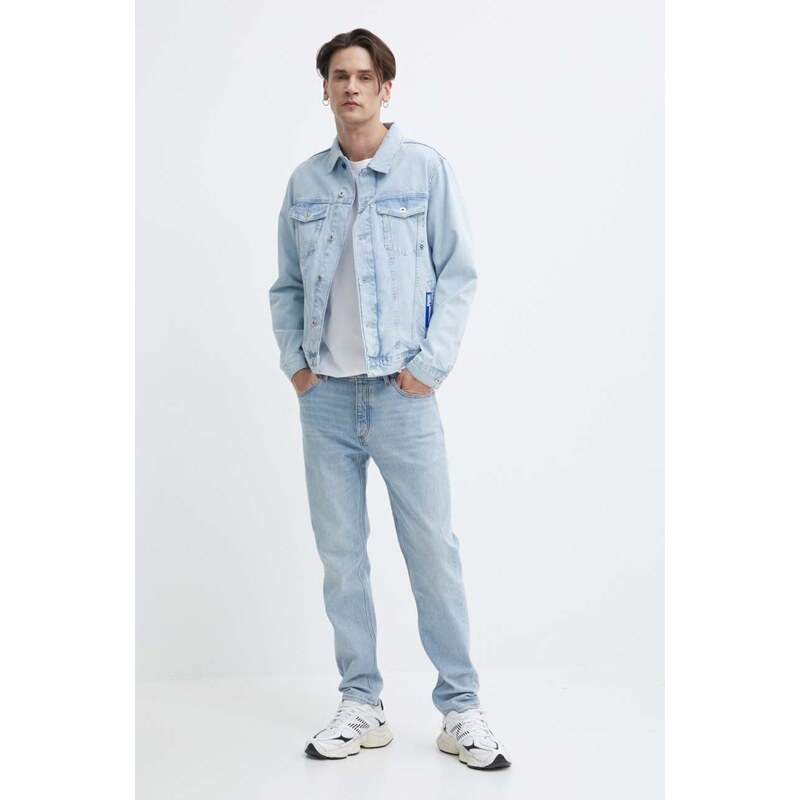 Džínová bunda Karl Lagerfeld Jeans pánská, přechodná