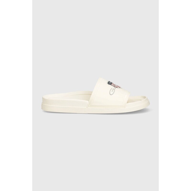 Pantofle Gant Pierbay pánské, bílá barva, 28609604.G29