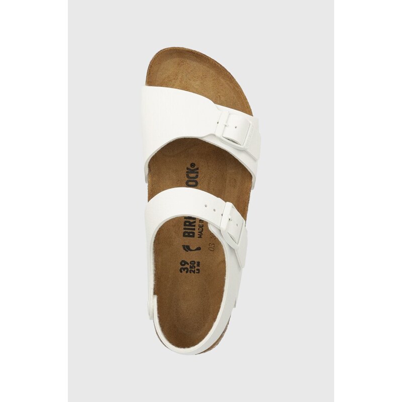 Dětské sandály Birkenstock New York Kids BF bílá barva