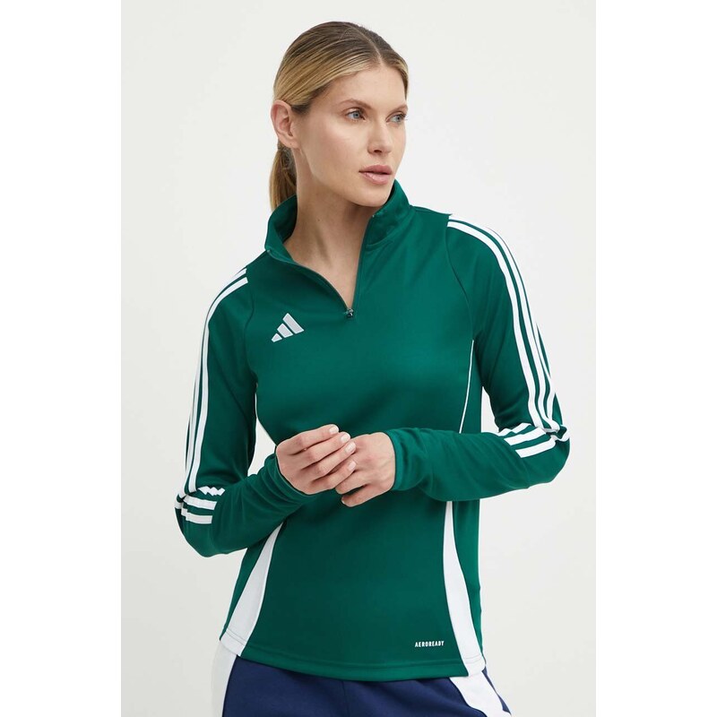 Tréninková mikina adidas Performance Tiro 24 zelená barva, s aplikací, IR9385