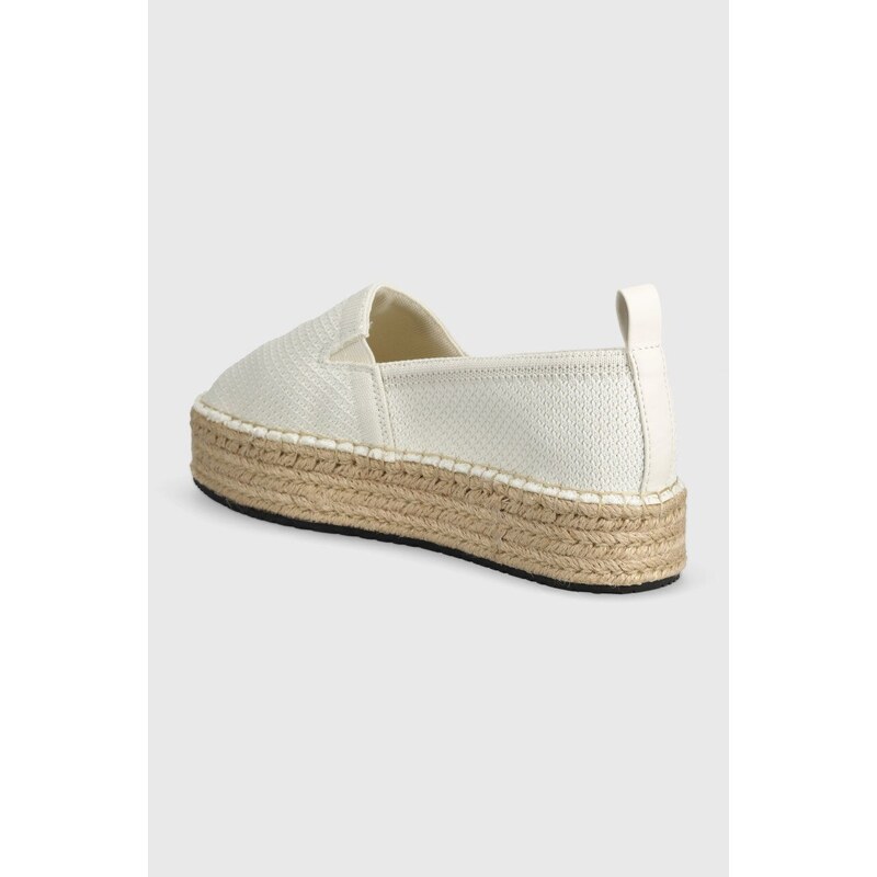 Espadrilky Calvin Klein Jeans PLATFORM ESPADRILLE UC bílá barva, na platformě, YW0YW01377