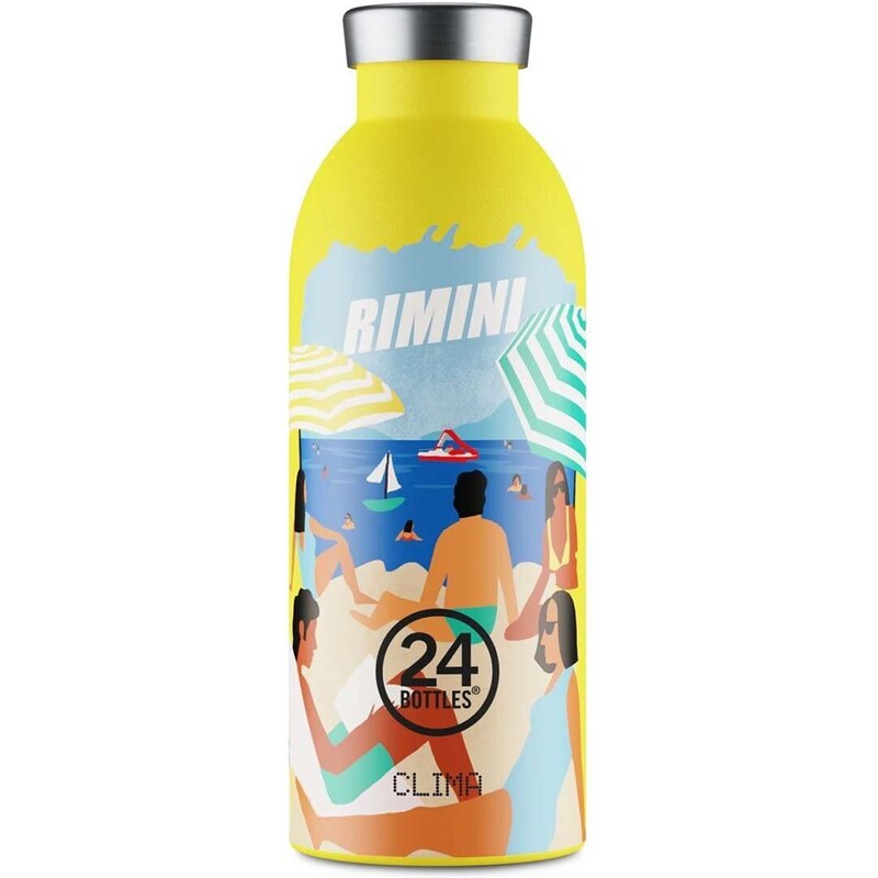 Termoláhev 24bottles Rimini 500 ml žlutá barva