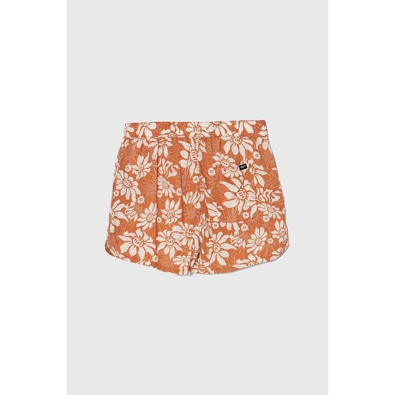 Dětské kraťasy Vans AMSTONE PULL ON SHORT GR oranžová barva, vzorované