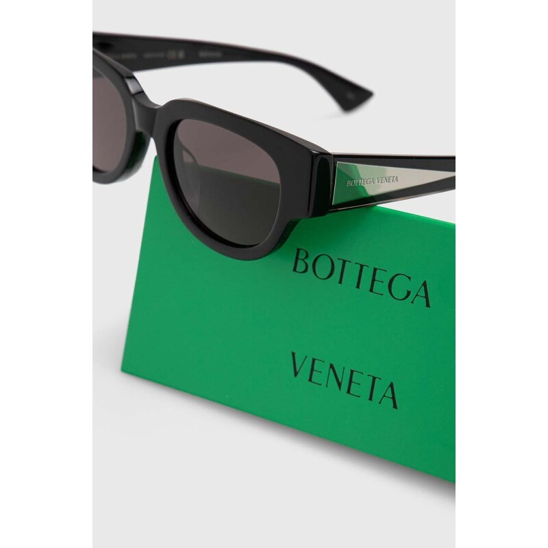 Sluneční brýle Bottega Veneta dámské, černá barva, BV1278SA