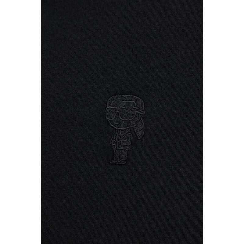 Tričko Karl Lagerfeld černá barva, 542221.755055