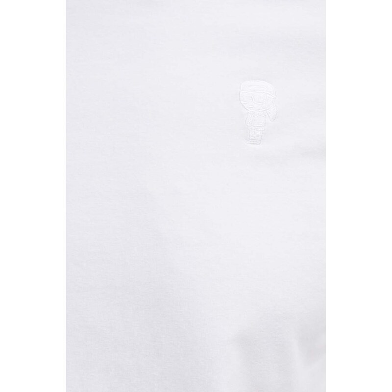 Tričko Karl Lagerfeld bílá barva, 542221.755055