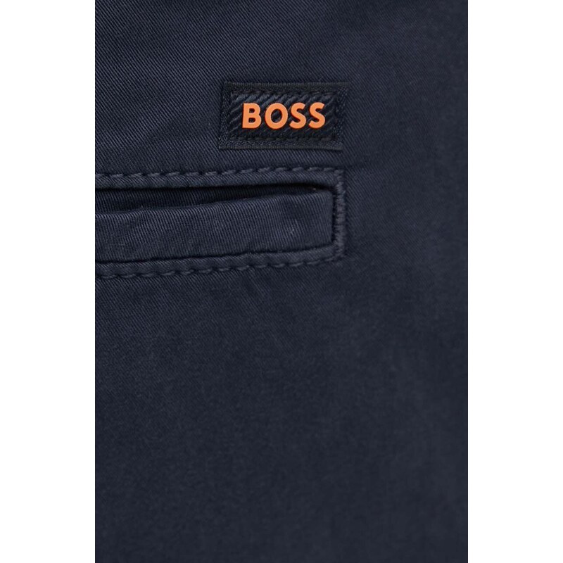 Kraťasy Boss Orange pánské, tmavomodrá barva, 50509481