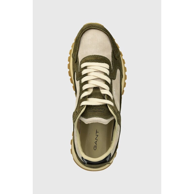 Sneakers boty Gant Lucamm zelená barva, 28633515.G719