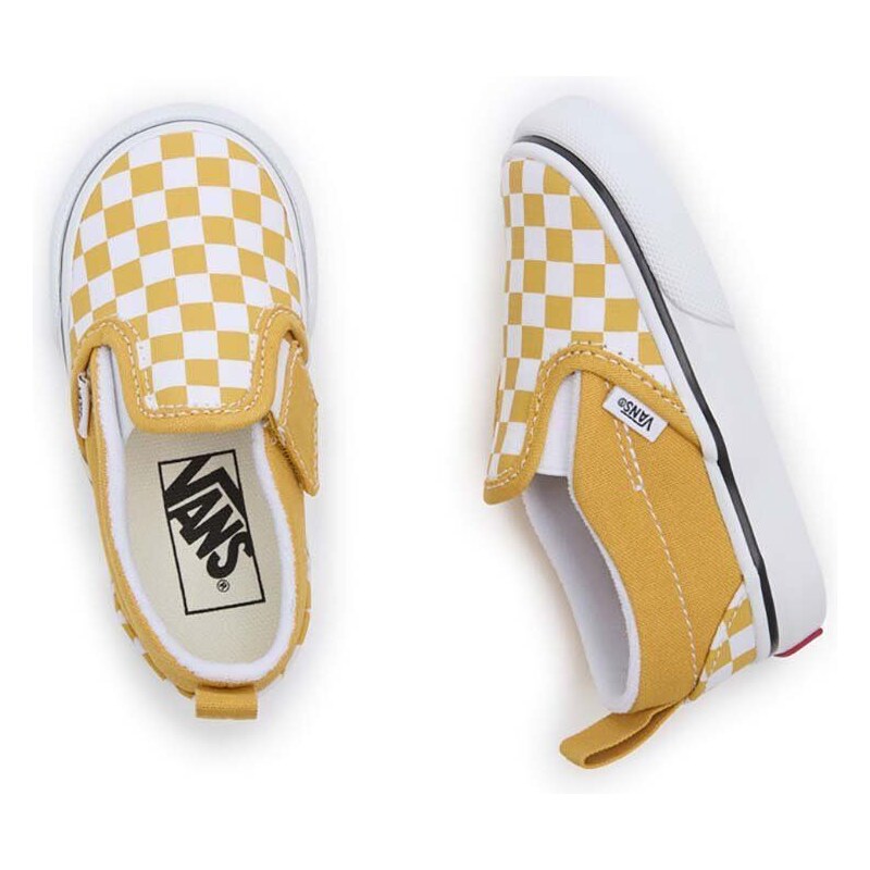 Dětské tenisky Vans TD Slip-On V žlutá barva