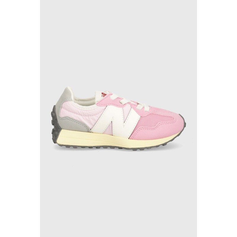 Dětské sneakers boty New Balance PH327RK růžová barva