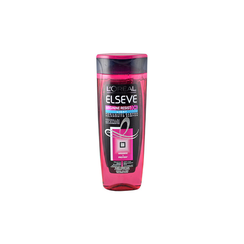 L´Oréal Paris Elseve Arginine Resist X3 Light Shampoo 250ml Šampon na jemné vlasy W Pro slabé jemné vypadávající vlasy