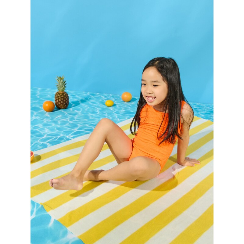 Sinsay - Jednodílné plavky - oranžová