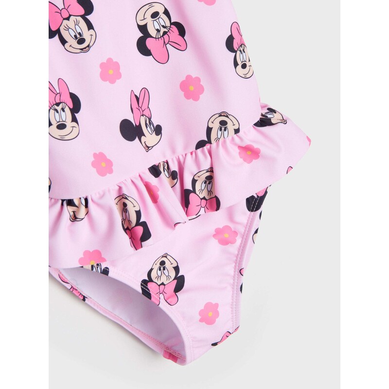 Sinsay - Jednodílné plavky Minnie Mouse - pastelová růžová