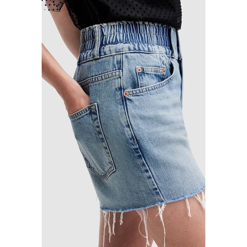Džínové šortky AllSaints HAILEY DENIM SHORT