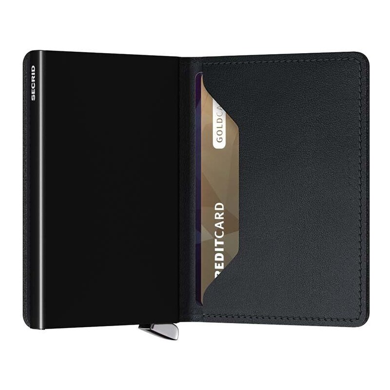 Kožená peněženka Secrid černá barva, SEl-Black