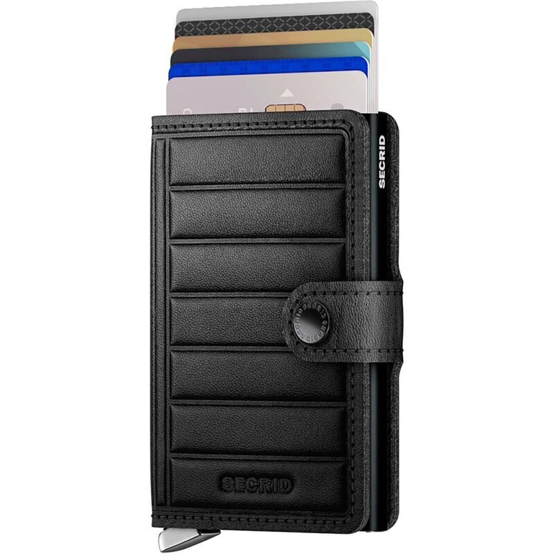Kožená peněženka Secrid černá barva, MEl-Black