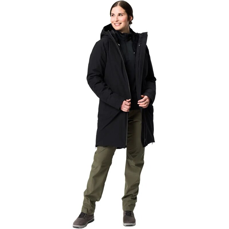 Dámský kabát VAUDE Wo Mineo Coat III Black L