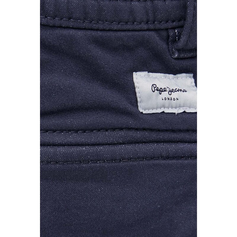 Kraťasy Pepe Jeans GYMDIGO CARGO pánské, tmavomodrá barva, PM801077