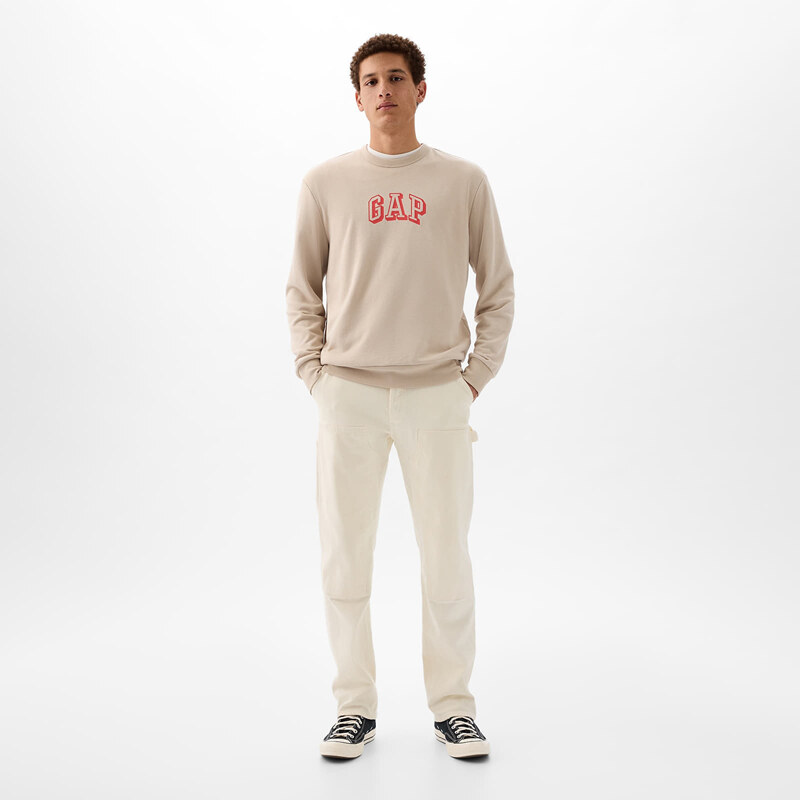 Pánská mikina GAP Logo Crewneck Sweatshirt Bedrock 291