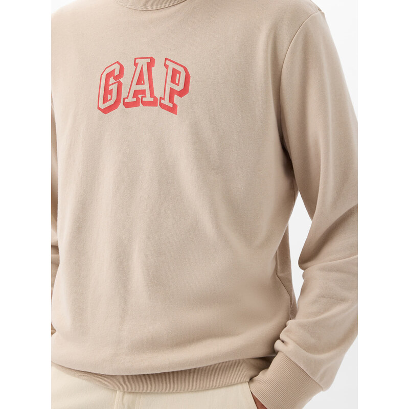 Pánská mikina GAP Logo Crewneck Sweatshirt Bedrock 291