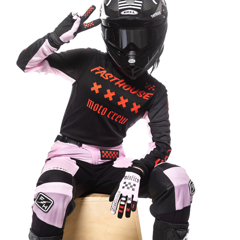 Fasthouse Speed Style Karma Glove Pink Diamond Black