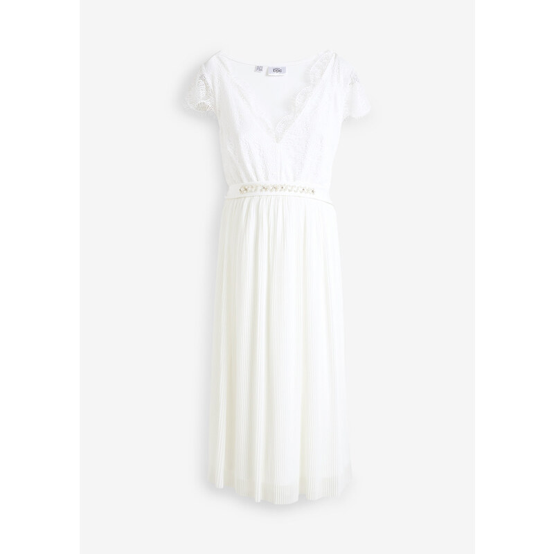 bonprix Těhotenské svatební šaty Bílá