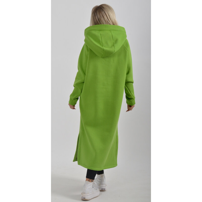 Enjoy Style Zelené mikinové šaty ES2037