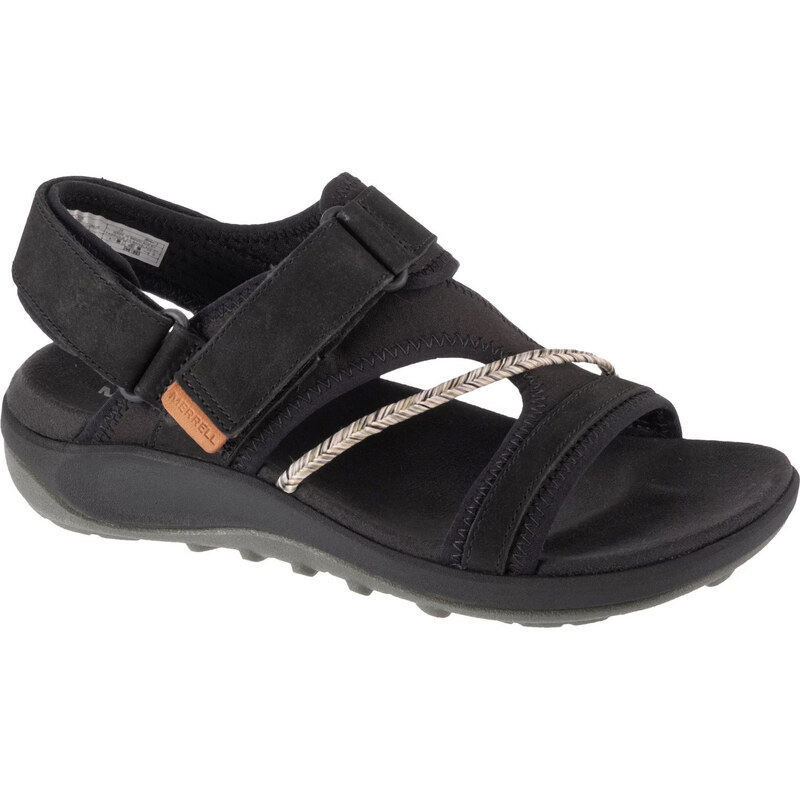 ČERNÉ SPORTOVNÍ SANDÁLY MERRELL TERRAN 4 BACKSTRAP W SANDAL Černá