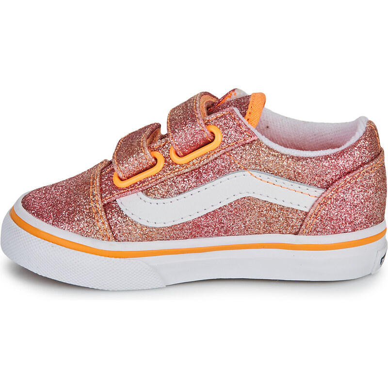 Vans Tenisky Dětské Old Skool V SUNRISE GLITTER MULTI/TRUE WHITE >