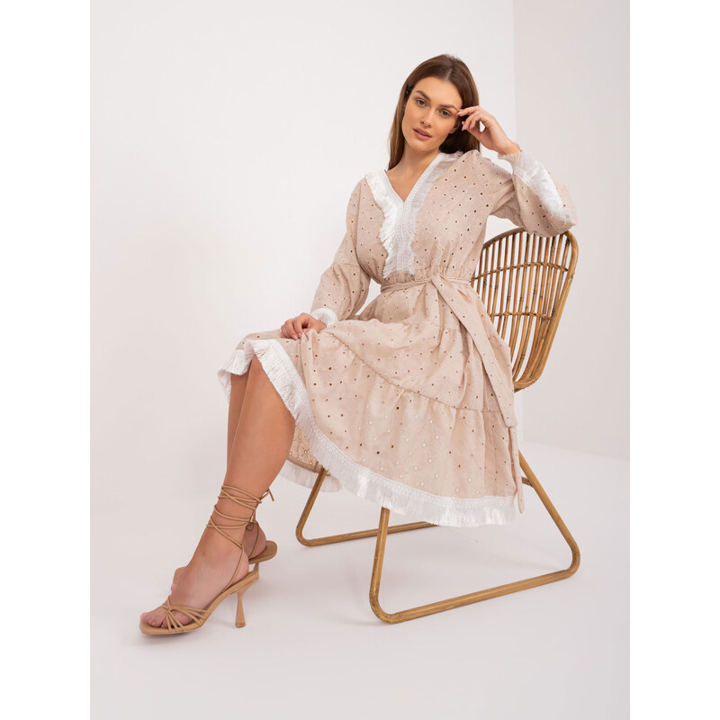 LAKERTA Dress-LK-SK-509606.70-beige 107095792