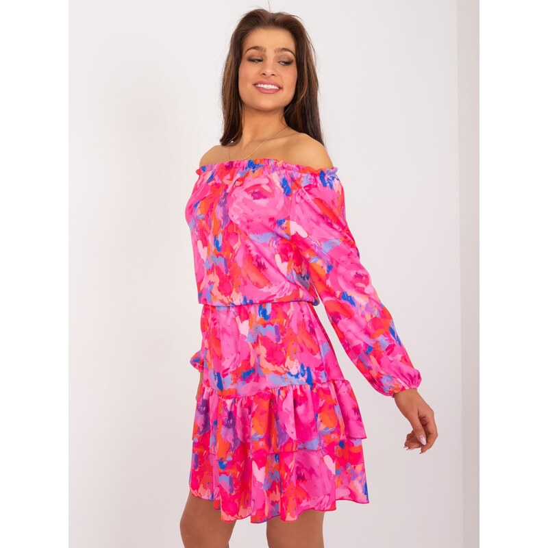 RUE PARIS Dress-WN-SK-8282.32-dark pink
