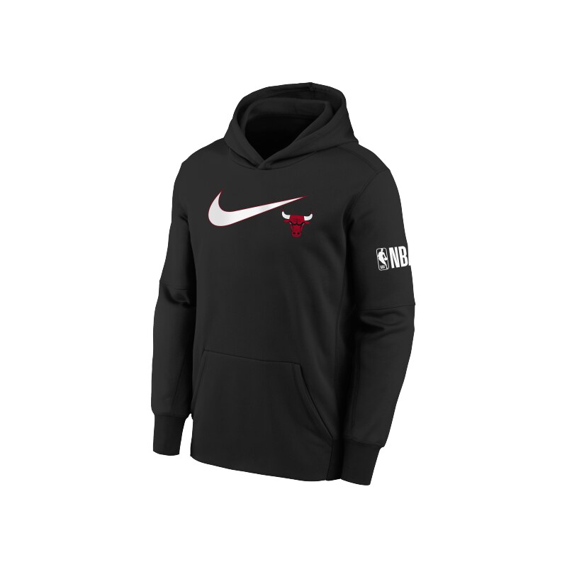 Dětská Nike ES SWSH Club Fleece Bulls Hoodie / Černá / M