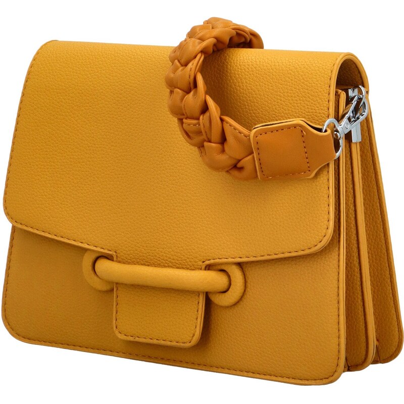 Dámská kabelka na rameno žlutá - Maria C Welyna žlutá
