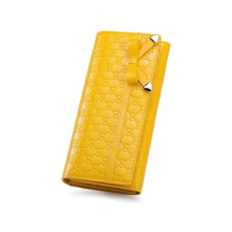 NUCELLE dámská peněženka Butterfly žlutá