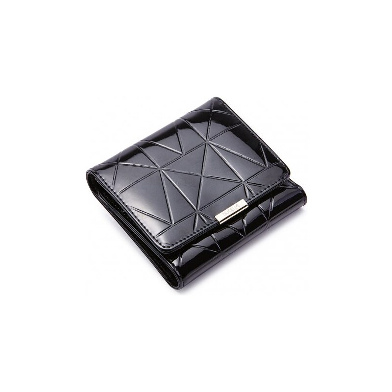 NUCELLE dámská kožená peněženka černá