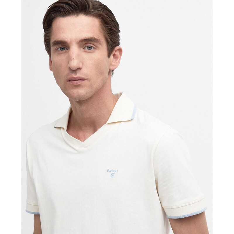 Barbour Northwood Polo Shirt — Ecru