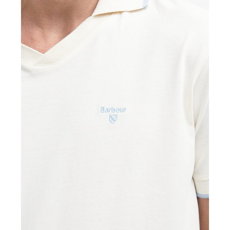 Barbour Northwood Polo Shirt — Ecru