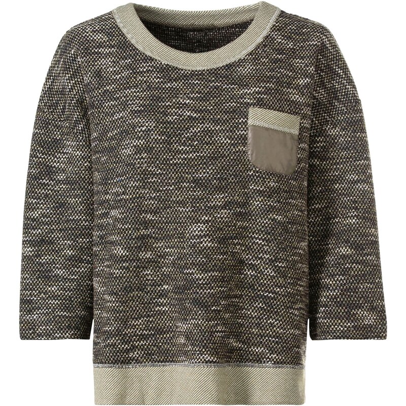 heine Svetr čedičová šedá / khaki / olivová / bílá 96938097