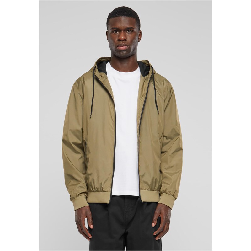 UC Men Pánská bunda Contrast Windrunner - khaki/černá